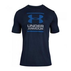 Koszulka treningowa męska Under Armour Gl Foundation. Niebieskie t-shirty sportowe męskie Under Armour, m, bez ramiączek, do piłki nożnej. Za 82.00 zł.