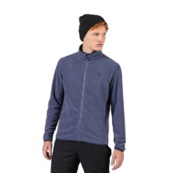 Polarowa kurtka narciarska z pełnym zamkiem Rossignol Strawpile. Niebieskie kurtki narciarskie i snowboardowe damskie Rossignol, bez wzorów, z polaru, bez kaptura, narciarskie. Za 443.00 zł.