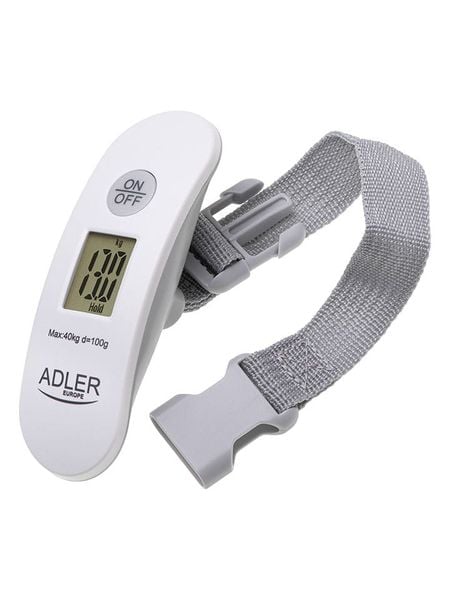 Adler Waga walizkowa "AD 8189" w kolorze białym rozmiar: onesize. Białe walizki Adler, bez wzorów. Za 19.49 zł.