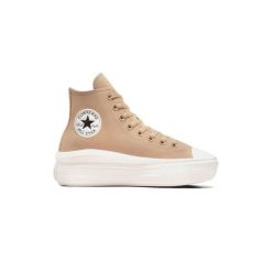 Trampki damskie Converse Chuck Taylor All Star Move Platform. Brązowe trampki i tenisówki damskie Converse, bez wzorów. Za 299.99 zł.