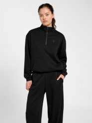 Damska kurtka z zamkiem błyskawicznym 1/2 Hummel Soft. Czarne kurtki damskie HUMMEL, xl, bez wzorów, z elastanu, bez kaptura. Za 228.50 zł.