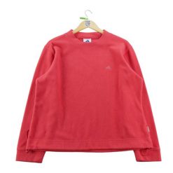 Second life - Polarowy sweter damski Y2K różowy - Stan bardzo dobry. Czerwone swetry klasyczne damskie Adidas, l, z dresówki, bez kołnierzyka. Za 146.96 zł.
