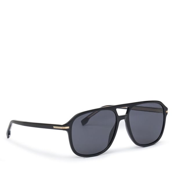 Okulary przeciwsłoneczne BOSS. Czarne okulary przeciwsłoneczne męskie Boss. Za 529.99 zł.