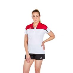 Damska koszulka polo Erima Change. Białe bluzki damskie Erima, bez wzorów, eleganckie, bez kołnierzyka, bez ramiączek. Za 206.50 zł.
