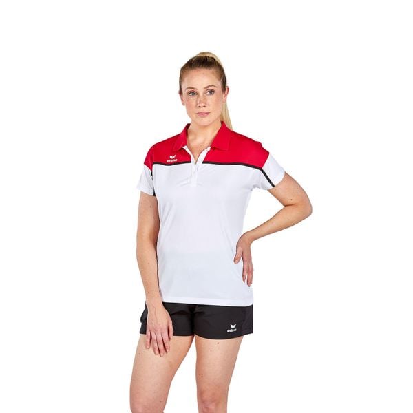 Damska koszulka polo Erima Change. Białe bluzki damskie Erima, bez wzorów, eleganckie, bez kołnierzyka, bez ramiączek. Za 206.50 zł.