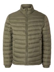 SELECTED HOMME Kurtka pikowana "Dan" w kolorze khaki rozmiar: S. Brązowe kurtki męskie Selected Homme, s, bez wzorów, z materiału, bez kaptura. Za 83.42 zł.