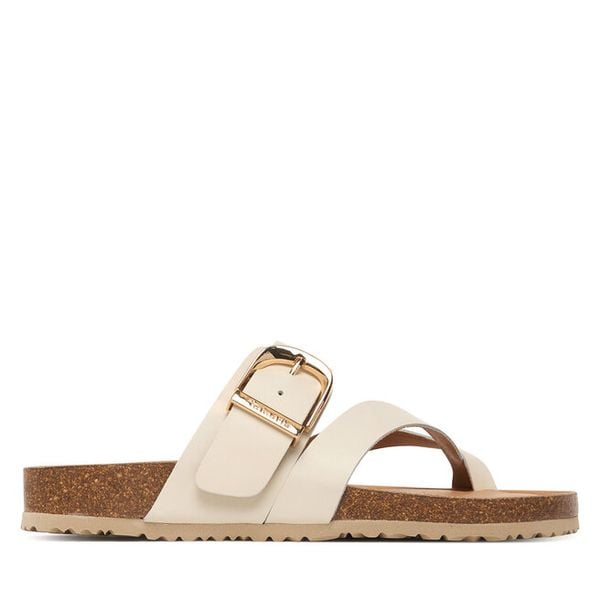 Japonki Tamaris. Białe klapki damskie Tamaris, bez wzorów, bez obcasa. Za 329.99 zł.