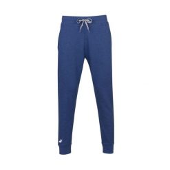 Spodnie tenisowe damskie Babolat Exercise Jogger Pant estate blue XS. Niebieskie spodnie materiałowe damskie BABOLAT, bez wzorów, z bawełny, sportowe. Za 199.00 zł.