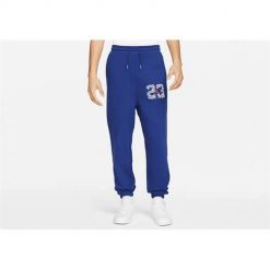 Spodnie sportowe męskie Nike Air Jordan Sport. Niebieskie spodnie sportowe męskie Nike, z bawełny. Za 462.00 zł.