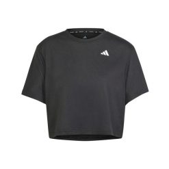 Koszulka damska adidas Workout Essentials Boxy. Czarne bluzki sportowe damskie Adidas, m, bez wzorów, z materiału, bez ramiączek. Za 149.95 zł.