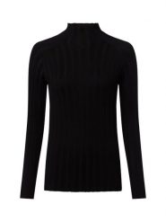 Marie Lund Sweter z dzianiny Kobiety dzianina grubo tkana czarny, XS. Czarne golfy damskie Marie Lund, xs, bez wzorów, z dzianiny, bez ramiączek. Za 159.95 zł.