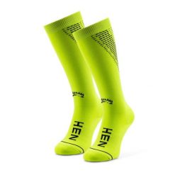 Skarpety uciskowe – Skarpety – Żółte. Niebieskie skarpetki męskie HEN SPORTSGEAR, bez wzorów, z materiału. Za 19.99 zł.