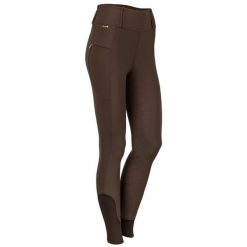 Damskie legginsy jeździeckie z pełną przyczepnością Harry's Horse Equitights Cla. Brązowe legginsy damskie HARRYS HORSE, s, bez wzorów, z elastanu. Za 321.00 zł.