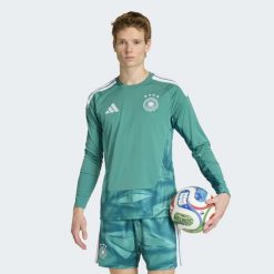 Koszulka podstawowa Niemcy 26 Goalkeeper Long Sleeve. Zielone koszulki męskie z długim rękawem Adidas. Za 479.00 zł.