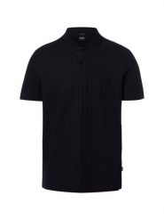BOSS koszulka polo Mężczyźni Bawełna (100%) niebieski, S. Niebieskie koszulki polo męskie Boss, m, bez wzorów, z bawełny, bez ramiączek. Za 479.95 zł.
