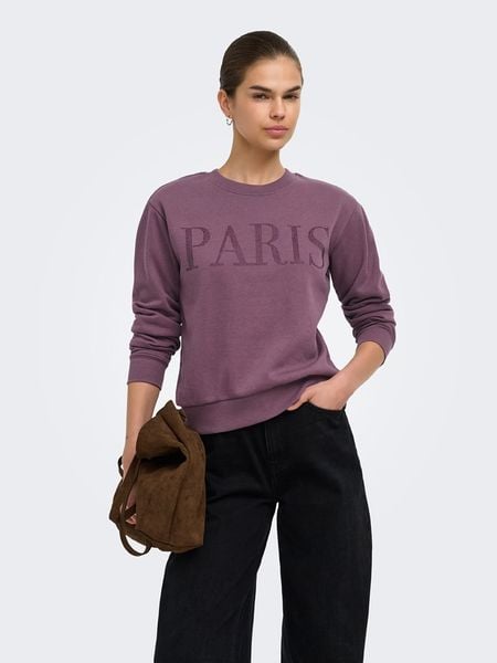 JDY Bluza w kolorze fiołkowym rozmiar: XL. Różowe bluzy bez kaptura damskie JDY, xl, z bawełny. Za 91.95 zł.
