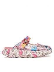 Laura Vita Klapki Sofiao 13 Różowy. Czerwone klapki damskie Laura Vita, bez wzorów, ze skóry, bez obcasa. Za 389.99 zł.