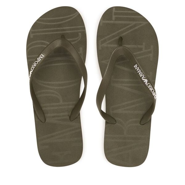 Japonki Emporio Armani. Zielone klapki i japonki męskie Emporio Armani. Za 319.99 zł.