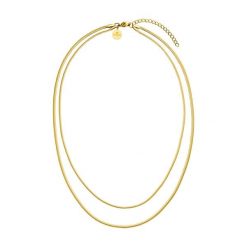 Purelei Purelei Podwójny Łańcuch Two Layers Naszyjniki 1 ct Damski. Czerwone naszyjniki damskie Purelei, na co dzień, pozłacane. Za 135.89 zł.