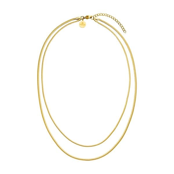 Purelei Purelei Podwójny Łańcuch Two Layers Naszyjniki 1 ct Damski. Czerwone naszyjniki damskie Purelei, na co dzień, pozłacane. Za 130.69 zł.