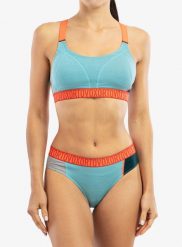 Stanik sportowy Ortovox 150 Essential Sports Top. Niebieskie biustonosze sportowe damskie ORTOVOX, bez wzorów, z lycry. Za 219.99 zł.