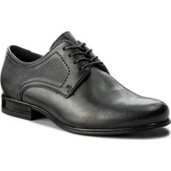 Półbuty LASOCKI FOR MEN - MI07-C327-365-03 Granatowy. Niebieskie buty wizytowe męskie Lasocki For Men, z materiału, bez zapięcia. W wyprzedaży za 94.98 zł.