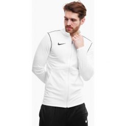 Bluza sportowa męska Nike Dry Park 20 TRK JKT. Białe bluzy bez kaptura męskie Nike, bez wzorów, sportowe, bez kołnierzyka, bez ramiączek. Za 104.99 zł.