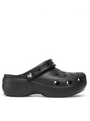 Crocs Klapki Classic Platform Clog 206750 Czarny. Czarne klapki damskie Crocs, bez wzorów, z tworzywa sztucznego, bez obcasa. Za 229.99 zł.