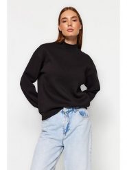 Trendyol Bluza w kolorze czarnym rozmiar: S. Czarne bluzy bez kaptura damskie Trendyol, s. Za 74.63 zł.