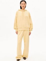ARMEDANGELS bluza z kapturem Kobiety Bawełna żółty, L. Żółte bluzy z kapturem damskie ARMEDANGELS, l, z bawełny. Za 499.95 zł.