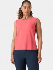 Koszulka Damska Helly Hansen W Portofino. Czerwone bluzki sportowe damskie Helly Hansen, s, z materiału, bez kołnierzyka, bez ramiączek. Za 269.00 zł.