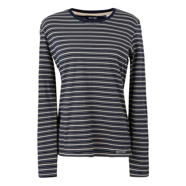 Damska koszulka z długim rękawem Regatta Federica. Zielone t-shirty damskie Regatta, m, bez wzorów, z bawełny, bez kołnierzyka. Za 124.50 zł.