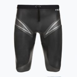 Spodenki neoprenowe HUUB Albacore Buoyancy Short. Czarne szorty damskie Huub, bez wzorów, z materiału, sportowe. Za 489.99 zł.