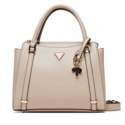 Torebka Guess. Brązowe torebki klasyczne damskie Guess, z aplikacjami, bez dodatków. Za 499.99 zł.