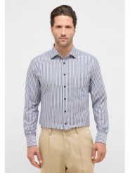 Eterna Koszula - Modern fit - w kolorze biało-szarym rozmiar: 39. Szare koszule męskie Eterna, bez wzorów, z bawełny, bez kołnierzyka, bez ramiączek. Za 144.24 zł.