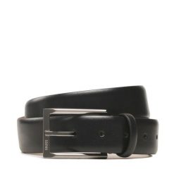 Pasek BOSS. Czarne paski męskie Boss, bez wzorów. Za 1,389.00 zł.