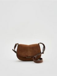 Torebka crossbody - brązowy. Brązowe torebki klasyczne damskie Reserved, bez wzorów, bez dodatków. Za 119.99 zł.