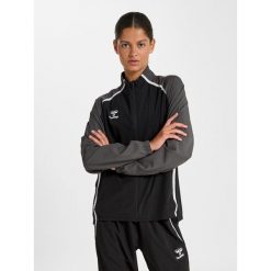 Damska bluza dresowa Hummel Lead 2.0. Czarne bluzy bez kaptura damskie HUMMEL, z dresówki. Za 290.00 zł.