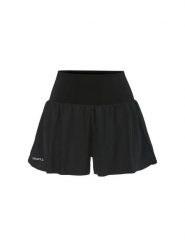 Craft Hypervent Wide Shorts W – Luźne szorty biegowe z szerokim pasem. Czarne szorty damskie Craft, bez wzorów. Za 280.00 zł.