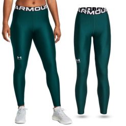 Legginsy treningowe damskie UNDER ARMOUR szybkoschnące termoaktywne. Zielone bielizna termoaktywna damska Under Armour, xs, bez wzorów. W wyprzedaży za 120.82 zł.