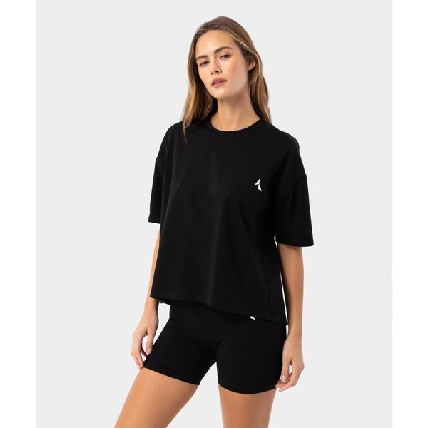 Koszulka dla kobiet z rozcięciem na plecach Carpatree Stitch. Czarne bluzki damskie Carpatree, m, bez kołnierzyka, bez ramiączek. W wyprzedaży za 95.99 zł.