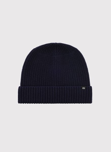 PAKO LORENTE - Granatowa czapka męska z wełną. Czapki męskie Pako Lorente, na zimę, bez wzorów, z nylonu. Za 99.99 zł.
