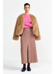 Rich & Royal Wełniany sweter w kolorze różowym rozmiar: XL. Różowe swetry klasyczne damskie Rich & Royal, xl, z wełny, bez kołnierzyka. Za 229.95 zł.