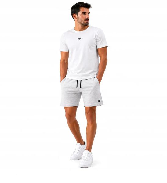 4F T-SHIRT MĘSKI +SPODENKI KOMLET ZSTAW SPORTOWY NA CO DZIEŃ XL SS26. Szorty sportowe męskie 4f, m, bez wzorów, z bawełny, bez kołnierzyka. Za 144.98 zł.