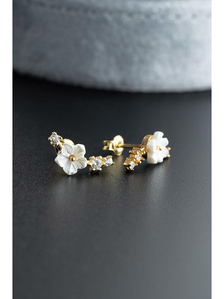 Lodie Silver Srebrne kolczyki-wkrętki z cyrkoniami rozmiar: onesize. Szare kolczyki damskie Lodie Silver, z cyrkonią, srebrne. Za 86.99 zł.