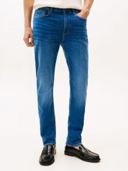 TOMMY JEANS Dżinsy "Bleecker" - Slim fit - w kolorze niebieskim rozmiar: W40/L32. Niebieskie jeansy męskie Tommy Jeans. Za 217.53 zł.