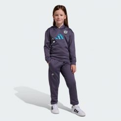 Spodnie Treningowe Adidas Minecraft. Szare spodnie dresowe damskie Adidas, bez wzorów, z dresówki. Za 259.00 zł.