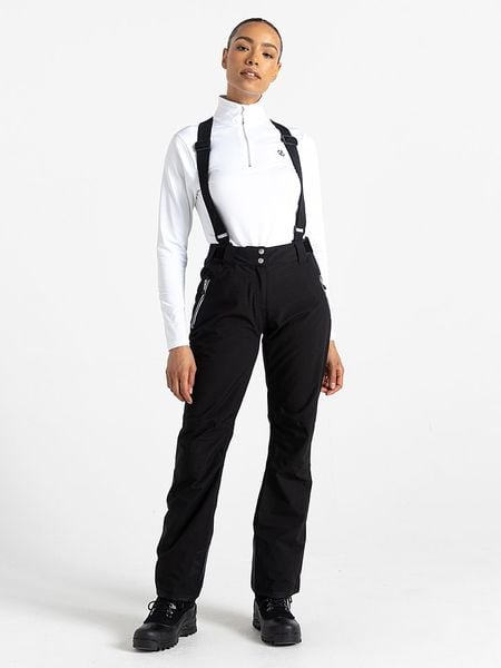 Dare 2b Spodnie narciarskie "Effused II" w kolorze czarnym rozmiar: 46. Czarne spodnie dresowe damskie Dare 2b, bez wzorów. Za 178.79 zł.