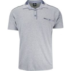 Koszulka POLO, Szara z Kołnierzykiem, Jednokolorowa, Męska, Krótki Rękaw, Casualowa. Szare koszulki polo męskie Red Way, m, bez wzorów, z bawełny, bez ramiączek. Za 109.00 zł.