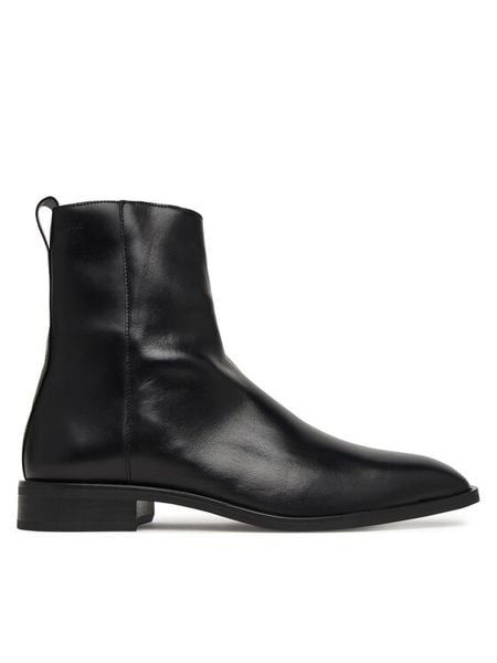 Calvin Klein Kozaki Slim Clean Zip Boot Lth HM0HM02007 Czarny. Czarne buty zimowe męskie CALVIN KLEIN, ze skóry, bez zapięcia. Za 699.99 zł.